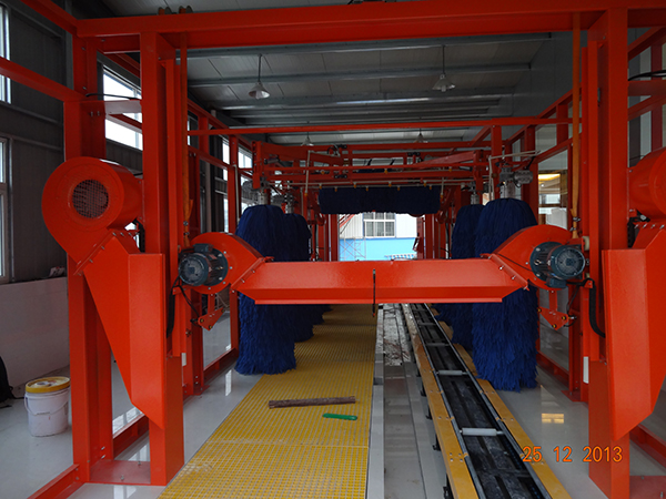 隧道式全自动洗车机(橙色款)-洗车机_自动洗车设备_全自动洗车机价格